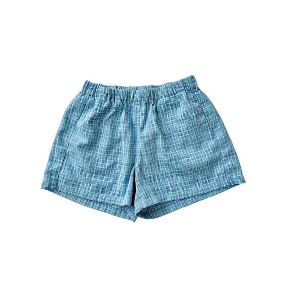 Brandly melville blue plaid boxer shorts - one size - Picture 1 of 4